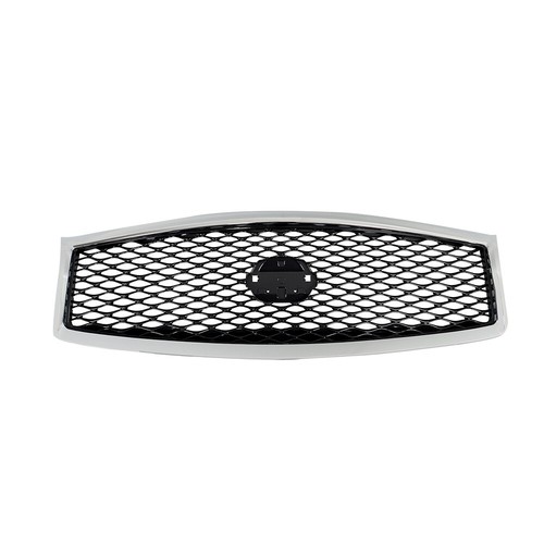 Fit For 15-19 Infiniti Q70 Q70L Front Upper Grille W/O Camera Hole Grill Plastic - Picture 6 of 20