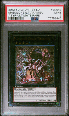 2012 Yugioh 1ST ABYR-EN048 Madolche Queen Tiaramisu Ultimate PSA 9 Mint #7575344