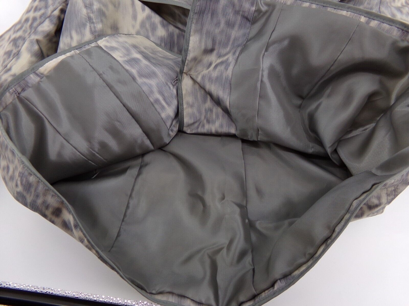 Chico’s Sher Jacket Spring leopard Printed gray C… - image 9