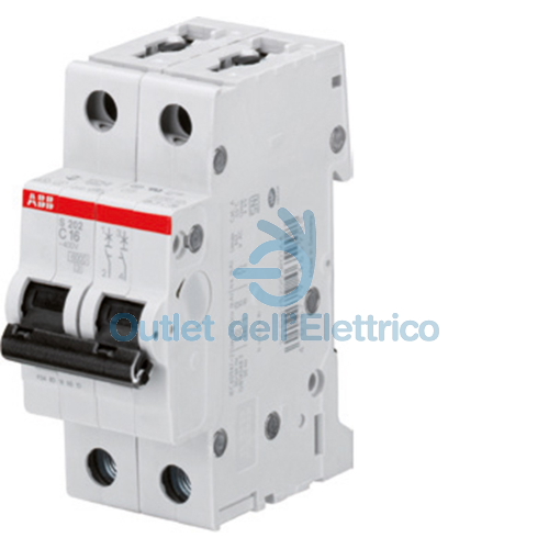 ABB S201 NA C50 INTERRUTT.AUTOMATICO 6KA 1P+N