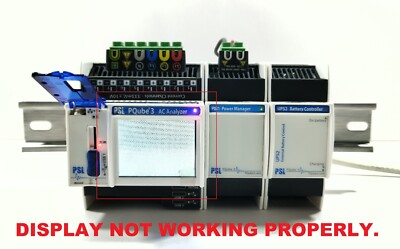 PSL PQUBE3 POWER QUALITY ANALYZER PQUBE3-PQ-E08N-0000-0002 W. MODULES (FOR PARTS