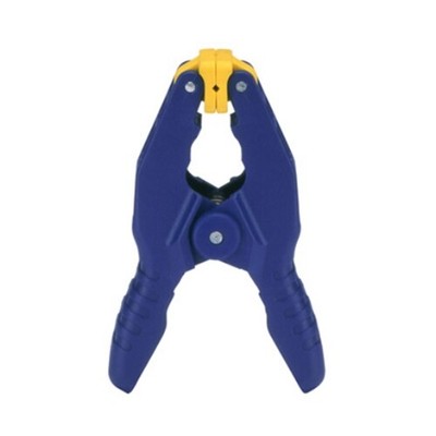 Irwin 58100 1'' Quick-Grip Spring Clamp High-Tech Resin Construction, Blue