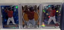 Lot - 2022 Bowman Chrome 1st Ceddanne Rafaela BCP61 Atomic Invicta Orange /25