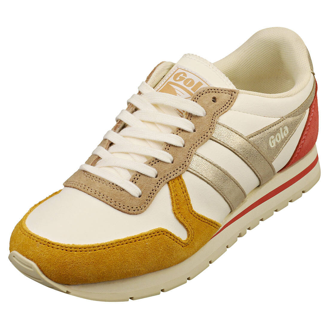 Gola Daytona Quadrant Mujeres Off White Sun Zapatillas