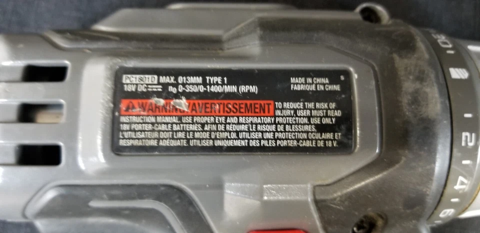 Porter Cable Drill, Oscillating Tool and Charger Base & Battery 4Pcs - Image 4 of 4