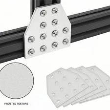12 Hole Joint Plate Bracket T Slot Connector For 2040 Aluminum Extrusion (4pcs)