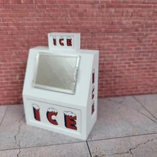 Ice Box Model 1/24 Scale Diorama Garage Action figure Dollhouse Accessory