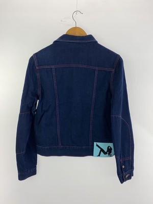 Calvin Klein 205W39NYC G Jean Denim Trucker Jacket 36 Cotton 