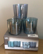 Image of LSA International Gems Coloured Tumblers 310ml Sapphire - RRP £45.00