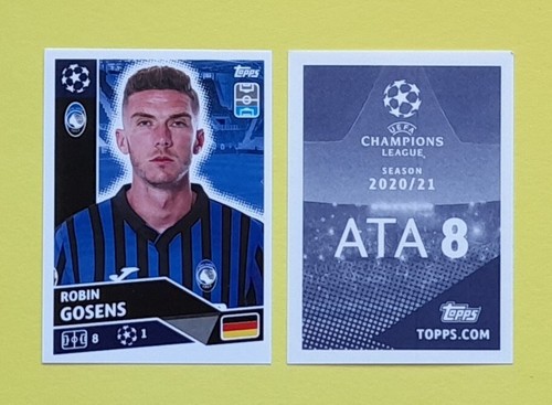 Topps 20/21, CHAMPIONS LEAGUE 2020/2021 , 30 Sticker aus Liste auswählen