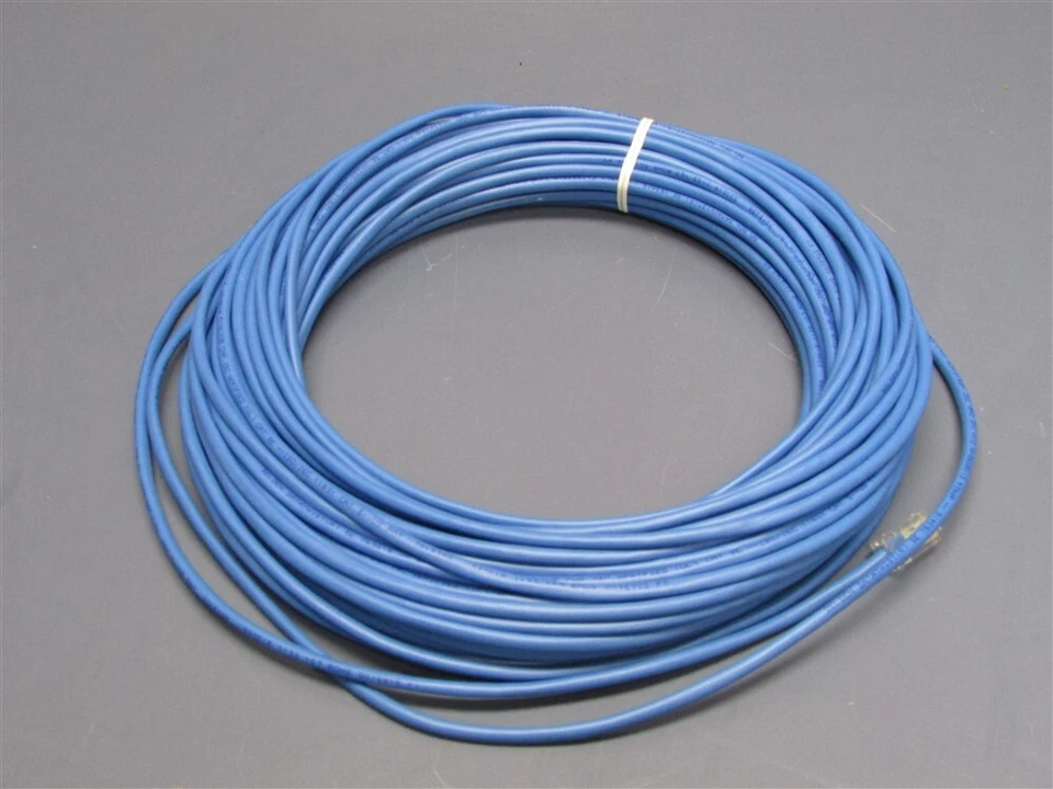Lot of 5 Belden Wire 24/4P CAT5E DataTwist Patch Network Cable Blue/100ft - Image 2 of 4