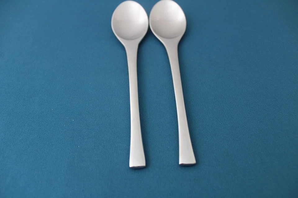 2 cucharaditas Dansk ODIN acero inoxidable satinado Japón 6 7/8" Foto 2 de 4