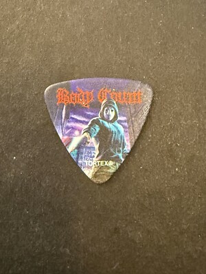 guitar pick collection - BODY COUNT. VINCENT PRICE. MERCILESS 2024. ALBUM. WHITE