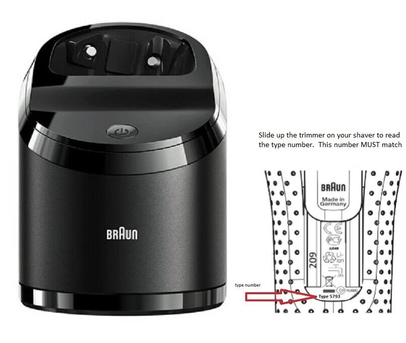 Braun Clean & Charge Base Type 5430 for Series S9-3(type 5793