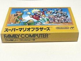 SUPER MARIO BROS.- Empty box Famicom replacement spare game case with tray