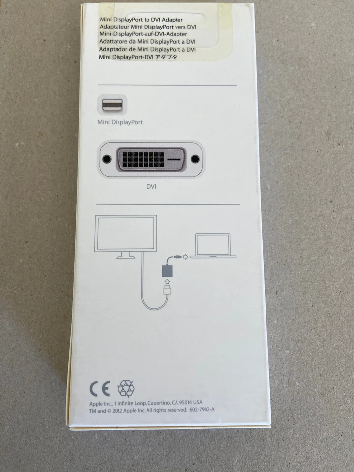 Apple - Adaptateur Mini DisplayPort vers DVI - Official by Apple (MB570Z/B) - Photo 2/4