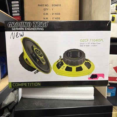 Ground Zero GZCF 7104XSPL 7×10  4-way coaxial speaker system