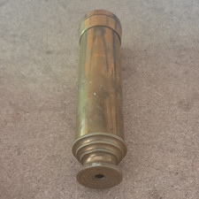 Brass Refractor Telescope Tube Spyglass Style, Unmounted