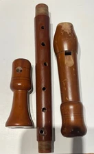 VINTAGE! Johannes Adler Magnamusic Handmade Wood Recorder #1821 Germany F-ALTO