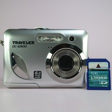Traveler Digital Camera Vivicam DC-6900 6.0MP Silver Tested
