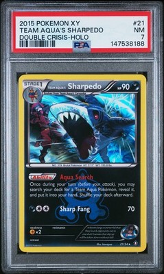 Team Aqua's Sharpedo 21/34 Double Crisis Holo for sale online | eBay