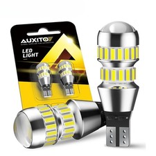 New 2Pcs 921 912 T15 LED Reverse Lights 6000K White T16 Car Backup Parking Light
