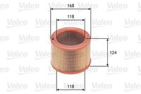 Luftfilter Valeo 585621 Filtereinsatz FüR CitroËN Peugeot Xsara 7E 7B N5 7A C15