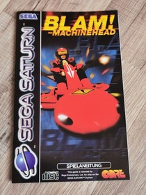 CD ROM SEGA SATURN BLAM ! Machinehead mit Beschreibung  im OVP