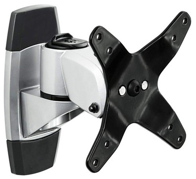 NIB Mount-It CLiX Monitor Wall Mount VESA 75 100 Silver Full Motion 13-34''