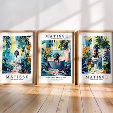 Dachshund Dog Set of 3 Prints – Henri Matisse Style