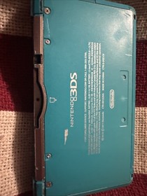 Nintendo 3DS Handheld System Aqua Blue Parts Not Working