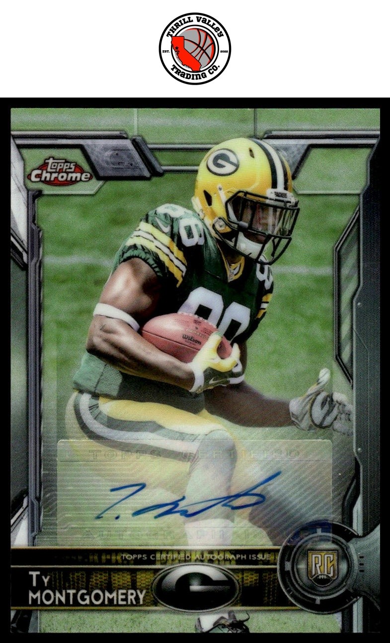 Ty Montgomery Topps Chrome #119 Autograph