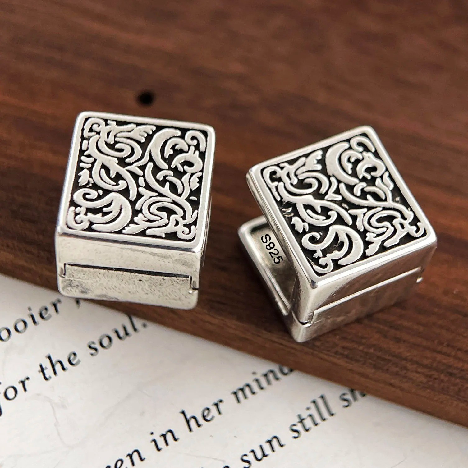 925 Sterling Silver Vintage Earrings Women Hypoallergenic Jewellery Gift