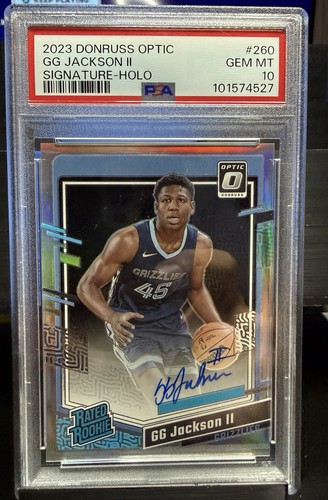 2023 Panini Donruss Optic GG Jackson Holo Signature RC Auto Rookie PSA 10
