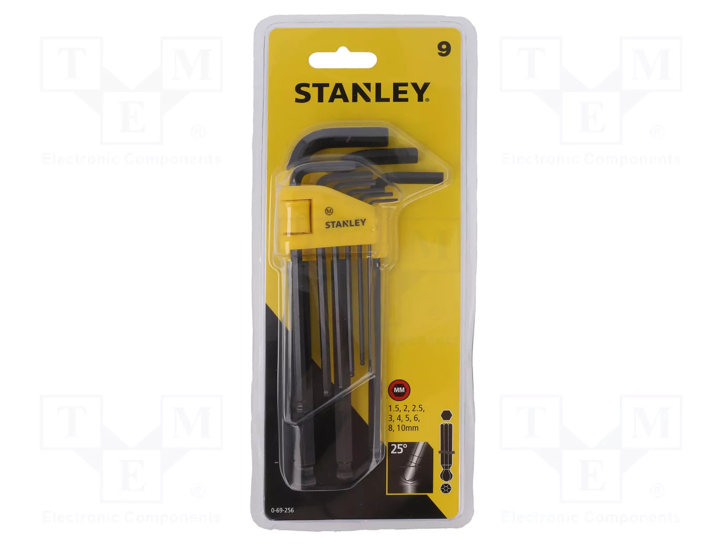 Stanley Jeu De 9 Clés Mâles À Tête Sphérique - 0-69-256 - Image 2
