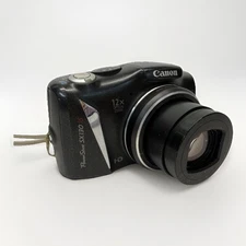 Canon PowerShot SX130 IS Black 12.1MP 12X Optical Zoom Compact Digital Camera