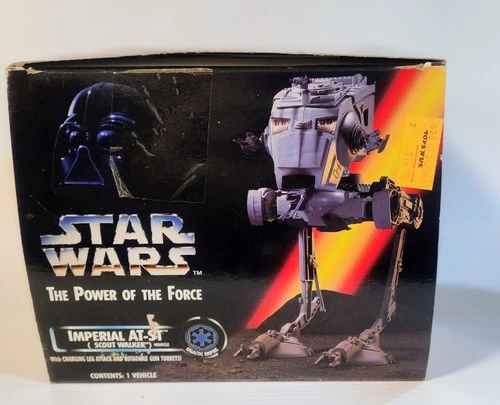 Star Wars Power Of The Force  Imperial AT-ST Scout Walker (1995 Vehicle)