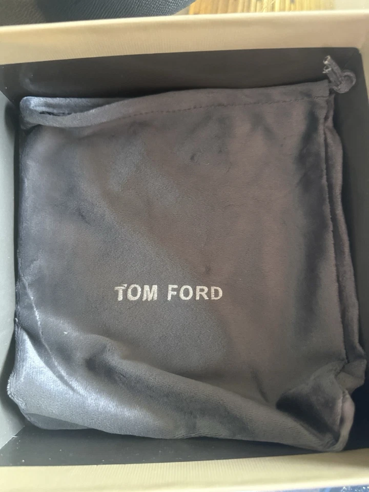 Tom Ford Cinturón Reversible DORADO T-Buckle, Cuero Negro/Marrón, 105cm- 36/38 Cintura Foto 4 de 4