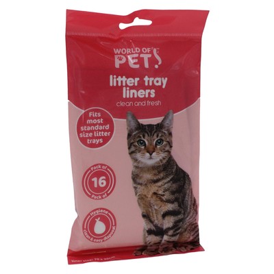 Katzentoilette Einlagen 16 Stück 30x70cm von World of Pets 