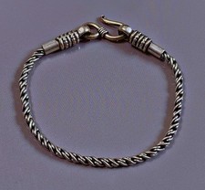 Ancien bracelet argent maille silver bracelet argent massif Maille serment