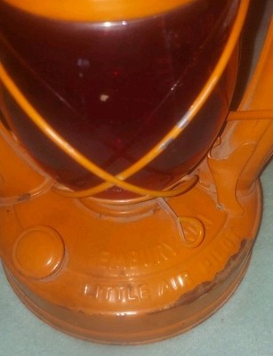 Vintage Embury No. 1 Little Air Pilot Lantern Red Globe | eBay