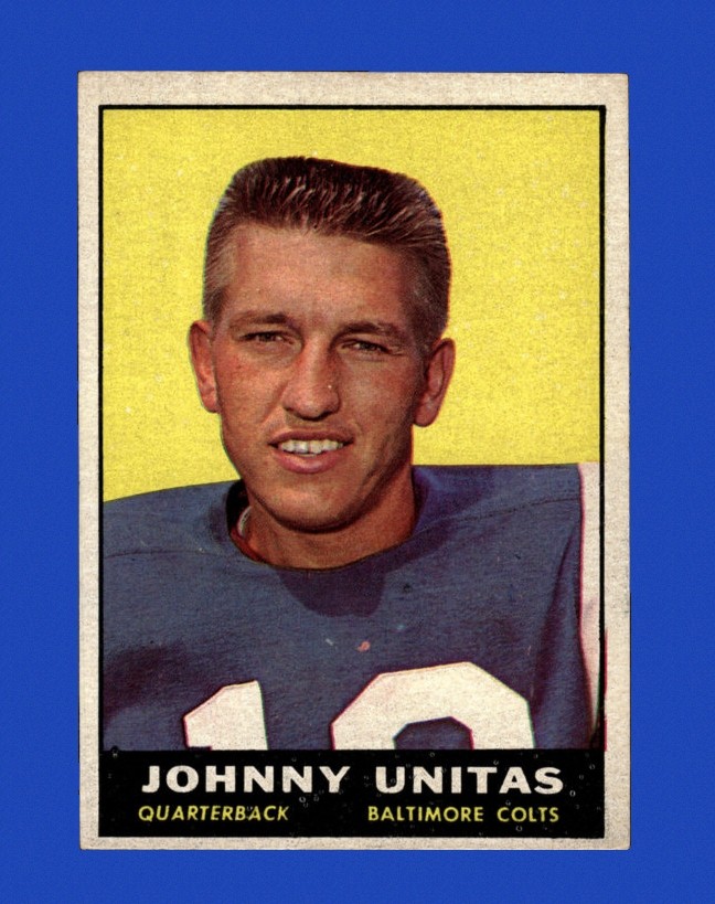 1961 Topps Set-Break #  1 Johnny Unitas VG-VGEX *GMCARDS*