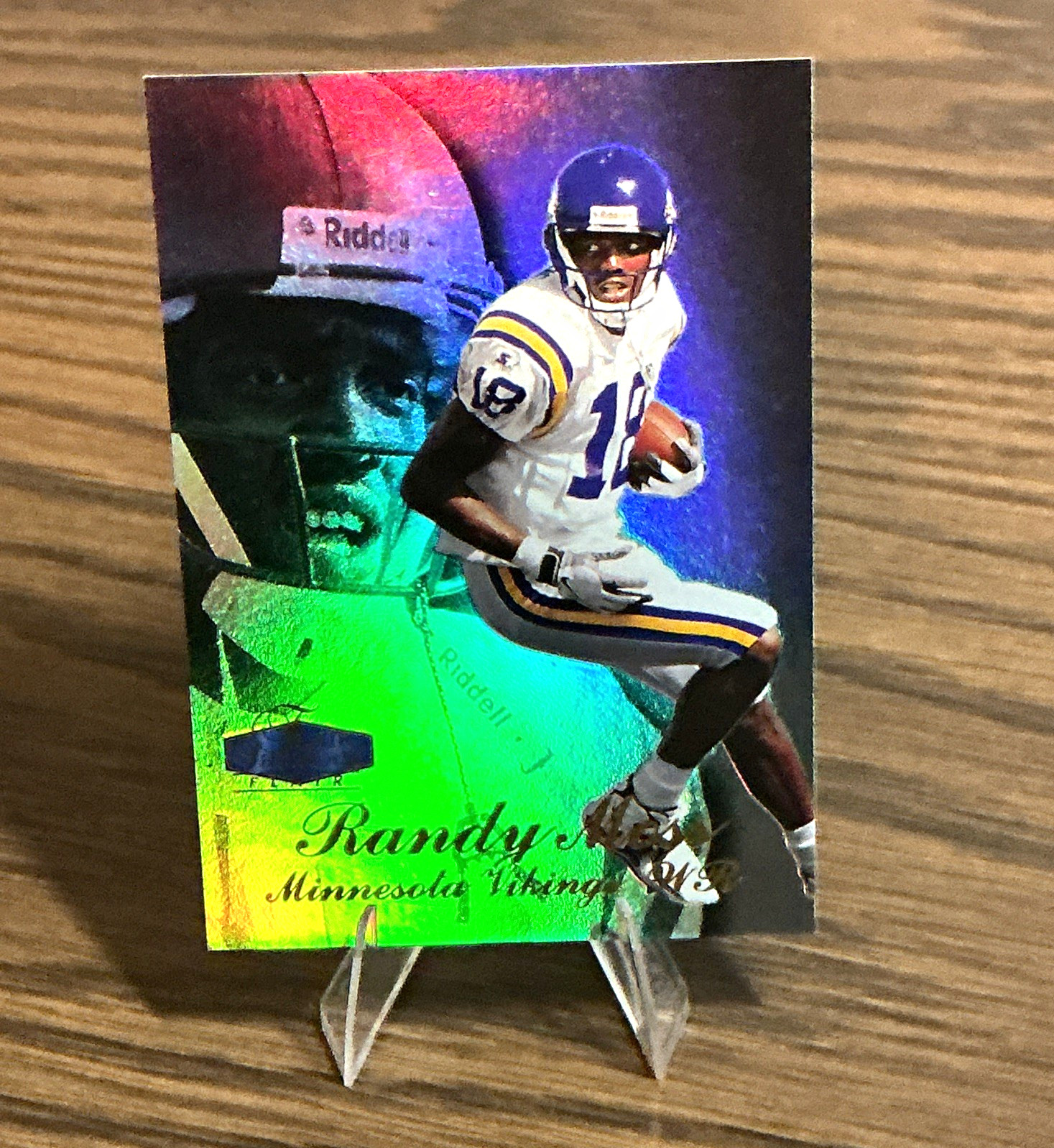 Fleer 1998 Showtime Randy Moss SEC 2 Row 3 RC Rookie Insert SET 5 Vikings