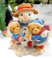 1998 Cherished Teddies "Frank And Helen" Snow One Like You Exclusive 352950 Mint