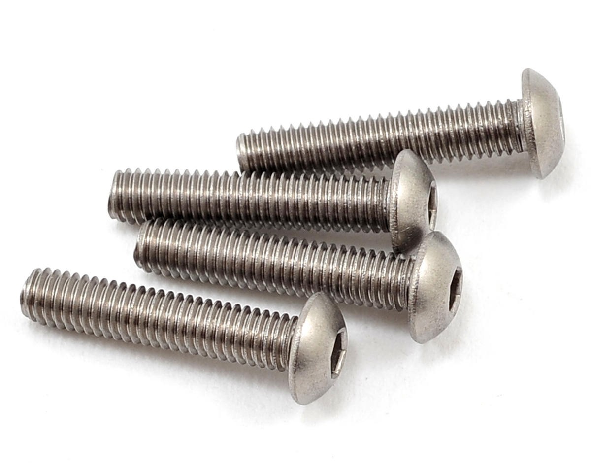 Yokomo 3x15mm Titanium Button Head Screw (4) [YOKZC-BH315TA]🌟✨25 Years on eBay! 250,000+ feedback!✨🌟