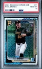 Paul Skenes RARE ROOKIE RC MOJO REFRACTOR BOWMAN INVESTMENT CARD PSA 10 GEM MINT