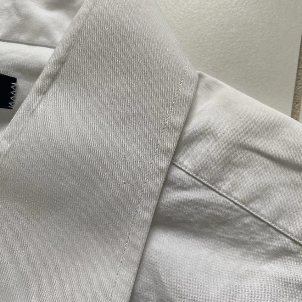 Burberry London White Button Down Dress Shirt Long Sleeve Size 16 - Image 4 of 4