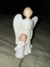 1988 Vintage “Roman Inc.” Guardian Angel With Little Girl Figurine