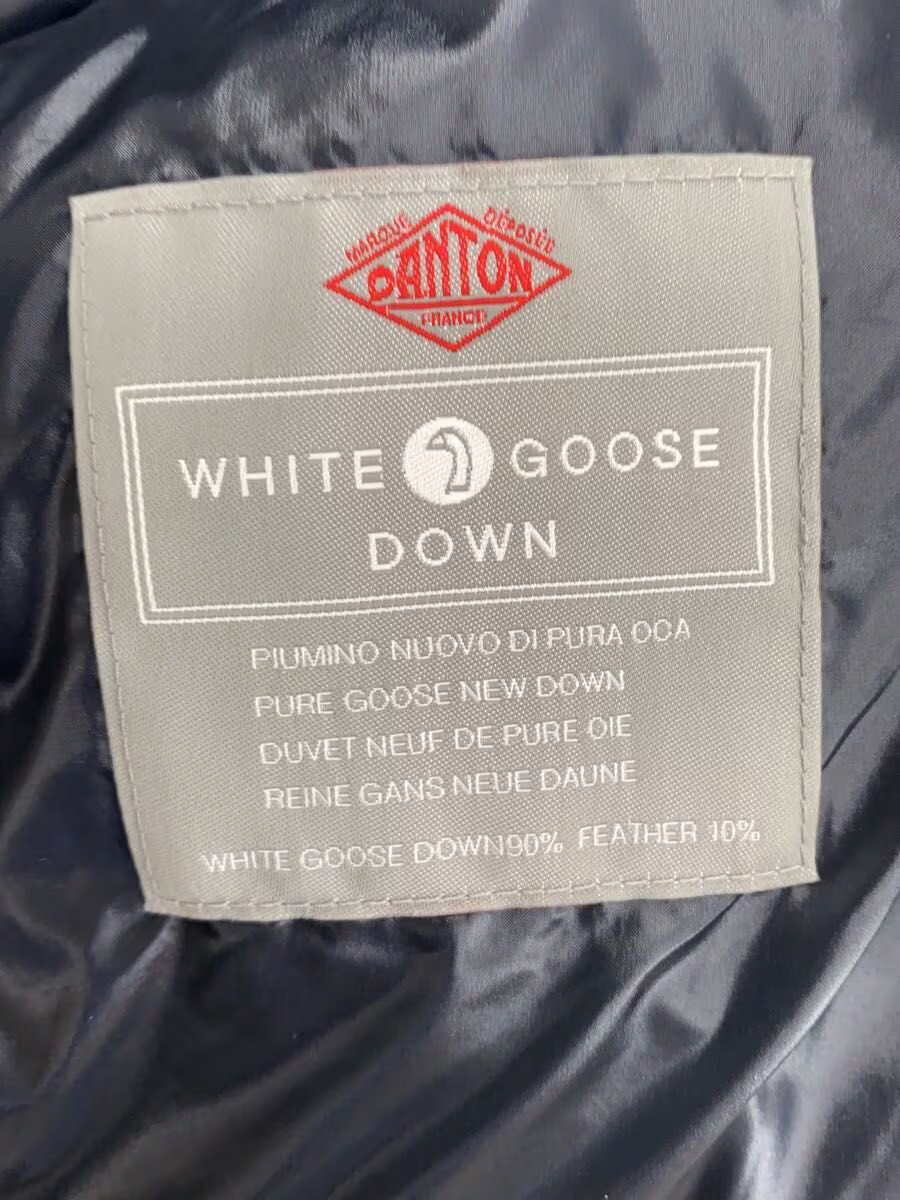 DANTON Down Jacket, Medium, Nylon, Black, Solid C… - image 6