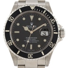 Rolex Authentic Rolex Submariner Date 16610 Stainless Steel Mechanical Automatic P...
